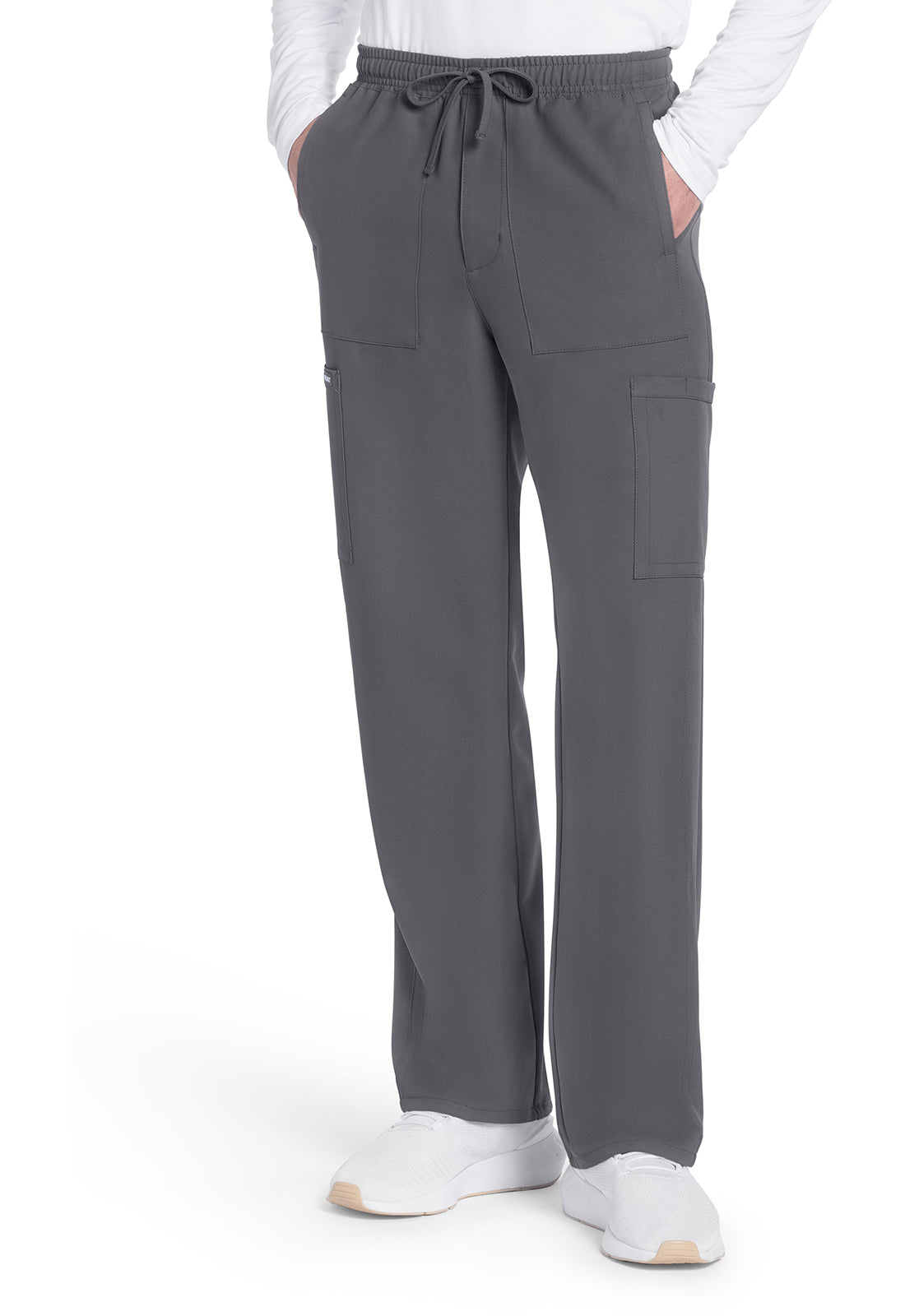 Men's Men's Mid Rise Zip Fly Straight Leg Pant - Pewter